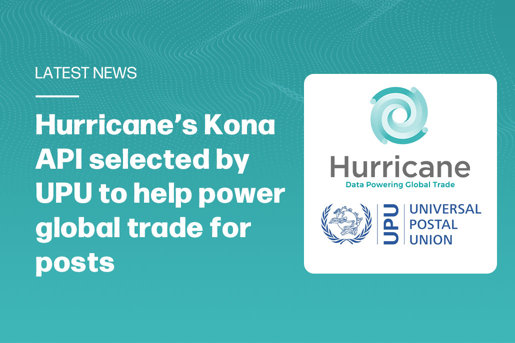 Hurricane’s Kona API selected by UPU to help power global trade for posts