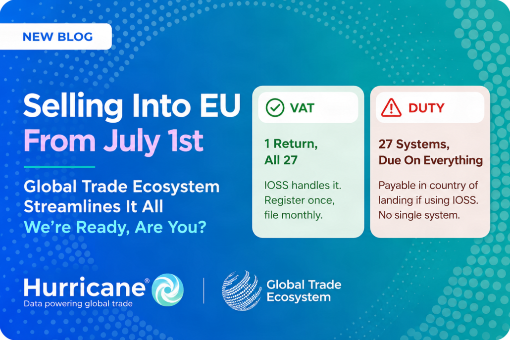 Selling into EU 1st July