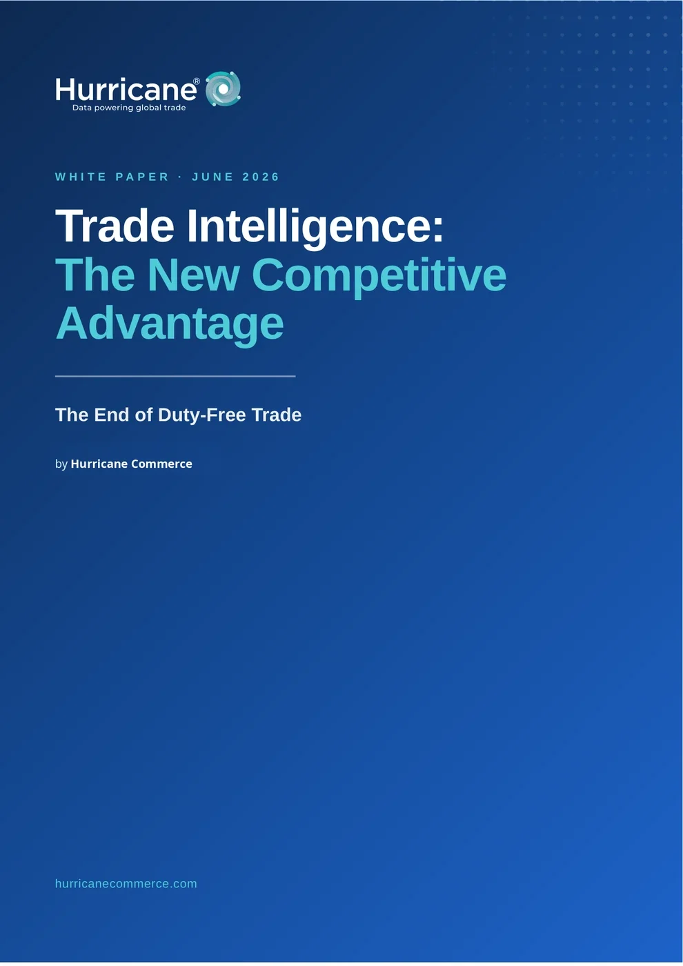 Trade Intelligence white paper preview